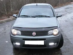 Дефлектор капоту мухобійка для Fiat Albea 2007-