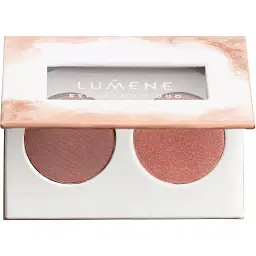 Подвійні тіні для повік Lumene Bright Eyes Eyeshadow Duo №04 (Fresh Autumn) 3.2 г - мініатюра 2