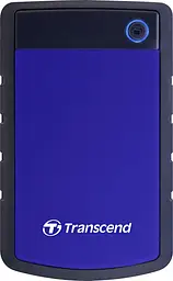 Зовнішній жорсткий диск 2TB Transcend StoreJet 25H3B 2.5" USB 3.0 blue (TS2TSJ25H3B) - мініатюра 1