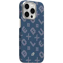 TPU+PC чохол Blueo Gilded Tactile Woven with Magnetic Fit для Apple iPhone 15 Pro (6.1") Blue