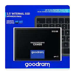 SSD 512Gb GoodRAM CX400 SATA III 2.5" 3D NAND, Retail - мініатюра 4