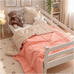 Плед дитячий MirSon Poplin Waffle Giraffe 150х220 см (2200013893394) - мініатюра 8
