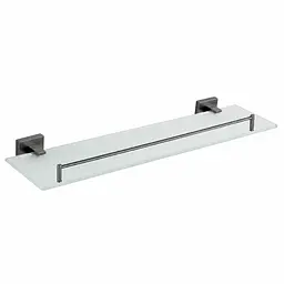 Скляна полиця для ванної VBI Mars 52x12,5 см graphite VBI-040109GR