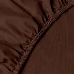 Простирадло на резинці Cosas в дитяче ліжечко COCOA BROWN 70х140х12 см (Ranfors82_CocoaBrown_70x140x12) - мініатюра 3