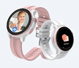 Дитячий смарт годинник Lemfo T25 з GPS, дзвінками, відеозв'язком, прослушкою, Wi-Fi та кнопкою SOS Круглий розумний годиник для дітей Чорний - мініатюра 8