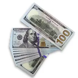Сувенірні купюри 100 доларів нового зразка, 80 листів, для декору, подарунків та розіграшів