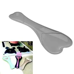 Підставка для половника та ложки пластикова 24х10.5 см, Kitchen Master Сірий 86569