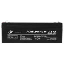 Акумулятор AGM LPM 12V - 2.3 Ah - мініатюра 3
