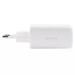 Зарядний пристрій Proove Shot GaN 67 W (2Type-C + USB) біле - мініатюра 2