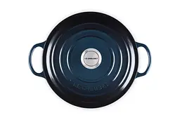 Кастрюля с крышкой Le Creuset Signature Soup Pot Nuit 21114261290475 26 см 4.1 л темно-синяя - миниатюра 5