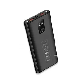Портативна батарея з ліхтариком No Brand 10000 mAh Power Bank 22.5W type-c Чорний (hub_umyl3a)
