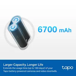 Акумуляторна батарея TP-Link Tapo A100, 6700 мАг - мініатюра 2