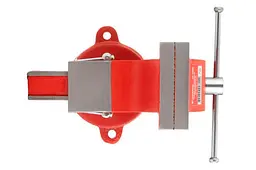 Тиски ручні поворотні слюсарні Intertool HT-0080 100 мм x 4.4кг економ - мініатюра 6