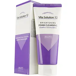 Пенка для умывания Jigott Vita Solution 12 Brightening Foam Cleansing Осветляющая 180 мл