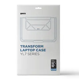Чохол-конверт для ноутбука 16 , Laptop Sleeve Stand YL7 чорний, універсальний, з підставкою, магнітна застібка, захисний чохол зі штучної шкіри з підкладкою та внутрішньою кишенею, ArmorStandart (ARM69064) - мініатюра 5