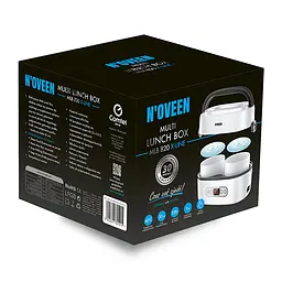 Мульти ланч-бокс для приготування їжі на пару Noveen MLB820 X-LINE - мініатюра 6