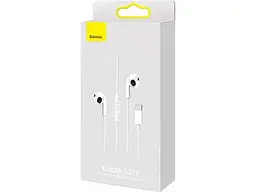 Навушники з мікрофоном BASEUS Encok CZ19 Type-C White (A00182201213-00) - мініатюра 7