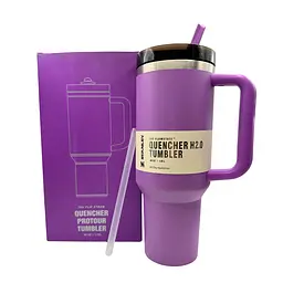 Термокухоль Stanley Quencher ProTour Flip Straw Tumbler з неіржавкої сталі 1,18 л Purple KT7001952