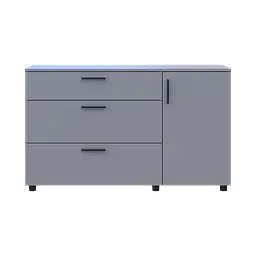 Комод Doros Торн Сірий 3Ш/1Д 135х51.6х80 (41510183) - мініатюра 7