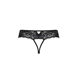 Мереживні стрінги Senia Thong black - Passion L/XL - мініатюра 6