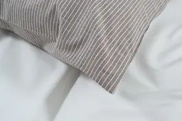 Постільна білизна Lotus Home - Premium Percale Stripe коричневий євро - мініатюра 5