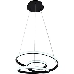 Світильник стельовий Miorro LED Lamantino з пультом ДУ та APP 80W 450х250 мм чорний (51-313-019) - мініатюра 2