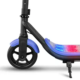 Дитячий електросамокат GIANT Kids ES1 синій, з LED - підсвіткою деки та колес, від 4 років - мініатюра 4