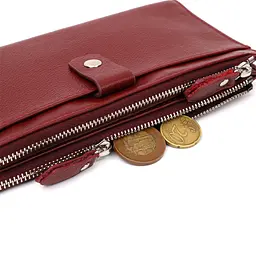 Шкіряний жіночий гаманець ST Leather 9,8х19х1,5 см acs0026960 - мініатюра 6