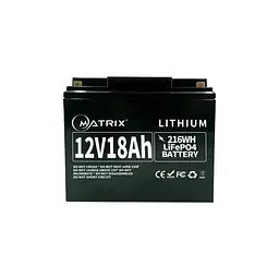 Батарея LiFePo4 Matrix 12.8V-18Ah 230.4Wh (MLR 1218) - мініатюра 2