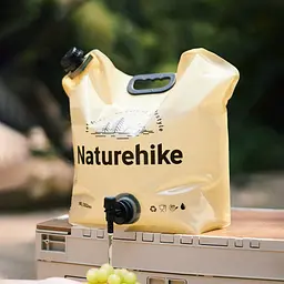 Складаний контейнер для води з поліетилену Naturehike CNK2450CF027, 10 л, жовтий - миниатюра 7
