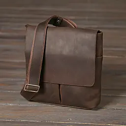 Чоловіча шкіряна сумка SHVIGEL 25,5х23х4,5 см sum0012623 - мініатюра 6