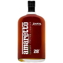 Лікер Zanin Luxury Amaretto 28% 0.7 л