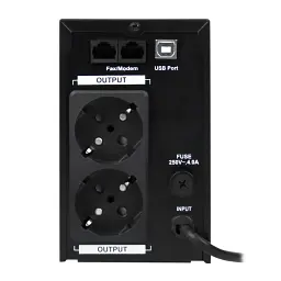 ДБЖ LogicPower LP U650VA (390Вт) лінійно-інтерактивне, АКБ 12В 7Аг, USB, метал - мініатюра 6
