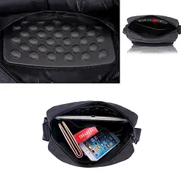 Міська сумка через плече Tigernu T-L5102 2л для планшета до 9.6'' Black Gray (17187) - мініатюра 6