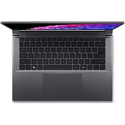 Ноутбук Acer Swift X 14 OLED SFX14-72G-5043 з процесором Intel Core Ultra 5 125H pana la 4.5GHz, 14.5'', 2.8K OLED 120Hz, 16GB LPDDR5X RAM, 1TB SSD, NVID Home, Steel сірий - мініатюра 20