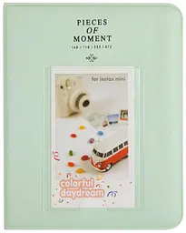 Фотоальбом для Fujifilm Instax Mini 64 фото Альбом для Mini (8, 9, 12, 11, 40, 99, evo, link), зелений  - мініатюра 2