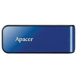 USB флеш накопичувач Apacer 64GB AH334 blue USB 2.0 (AP64GAH334U-1)