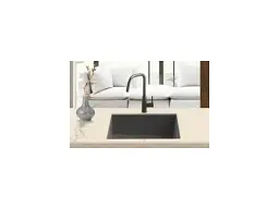 Кухонна мийка Elleci Quadra 105 Under Top Black 86 - мініатюра 2