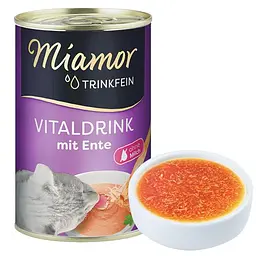 Бульйон Miamor Vitaldrink mit Ente напій Міамор Віталдрінк для котів, Качка 135 мл (74363)