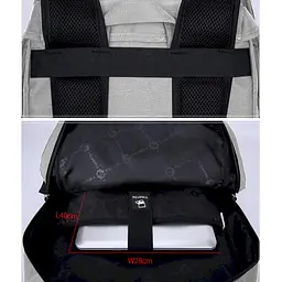 Рюкзак Tigernu T-B3210 15.6" 20 л світло-сірий [121149] - мініатюра 9