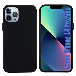 Силіконовий чохол BeCover для Apple iPhone 14 Pro Max Black (708111) - мініатюра 2