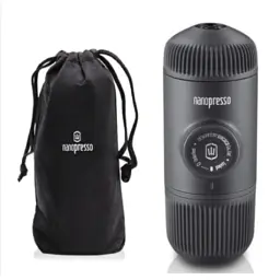 Портативна еспресо-кавоварка Wacaco Nanopresso сіра, механічна, для меленої кави - мініатюра 3