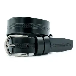 Дитячий ремінь Weatro 2,8 х 85 см Чорний dtsk-28mm-kz-015 (dtsk-28mm-kz-015) - мініатюра 4