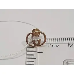 Золоті сережки-пуссети KievGold. 2/1024 - мініатюра 5