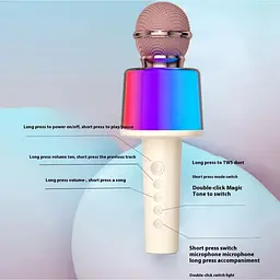 Мікрофон з караоке Epik MC005 Pink [154247] - мініатюра 8
