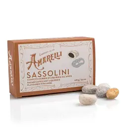 Лакрична Пастила Amarelli Sassolini Box with anise 100g