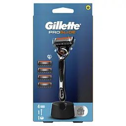 Бритва Gillette Fusion ProGlide з 4 змінними картриджами + Підставка (8700216357227) - мініатюра 2
