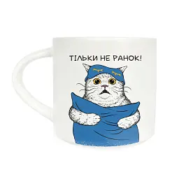 Чашка «Кіт з подушкою»