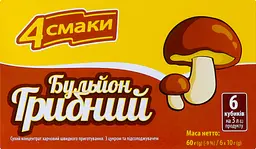 Бульйон 4 смаки Грибний 60 г (895026) - мініатюра 4