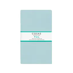Набір простирадл на резинці Cosas LIGHT BLUE/ZIGZAG 140х200х20 см (Set_LightBlue_ZigBlueGrey_140x200_2) - мініатюра 9